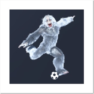 Yeti Soccer Shots Posters and Art